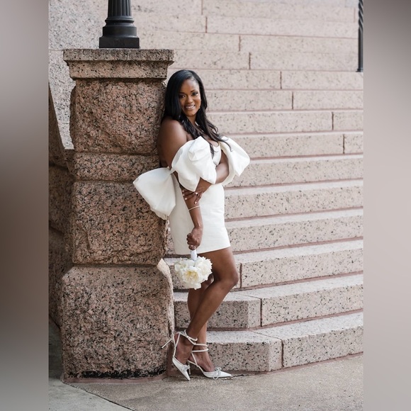 Sarah Seven Priscilla Mini Before Dress Size 10 Worn Once - Picture 16 of 16